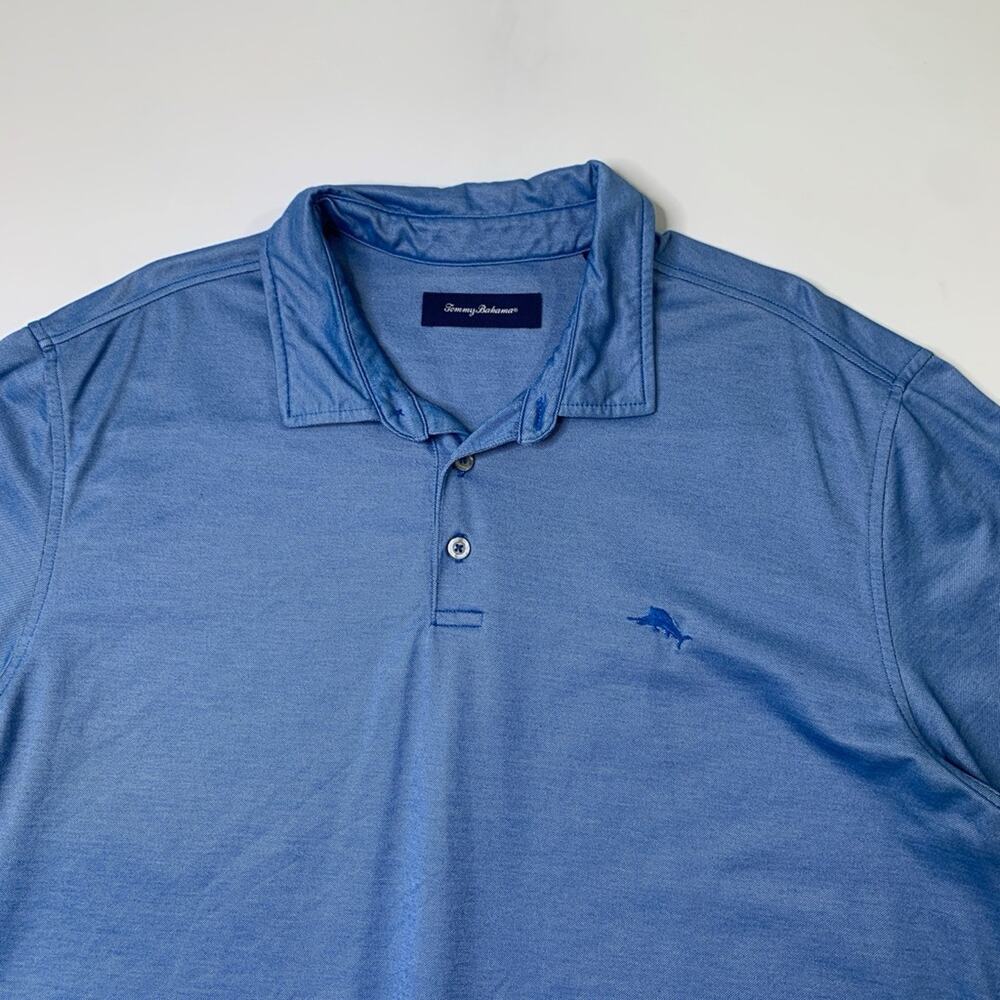 Tommy Bahama Polo Shirt Mens XXL 2XL Copen Pima Cotton Blend Short Sleeve Golf - Picture 4 of 9